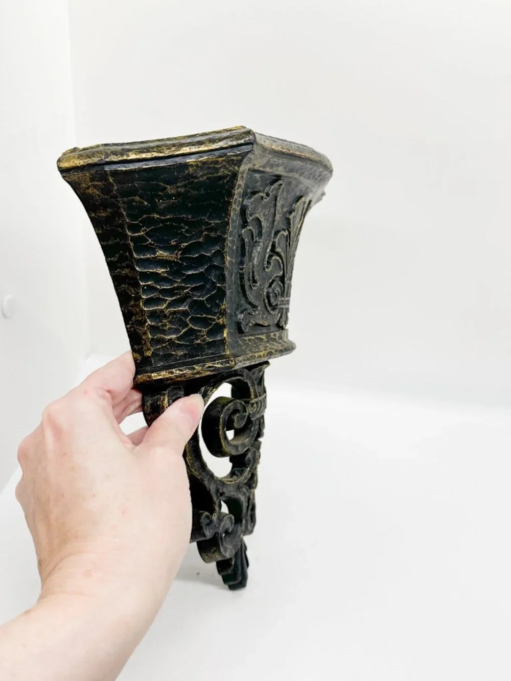 Vintage Burwood Gothic Wall Planter Witchy Whimsigoth